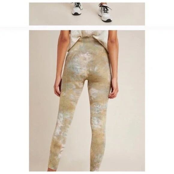 Free People Prisma Tie Dye Legging Green Motif S - Picture 2 of 12